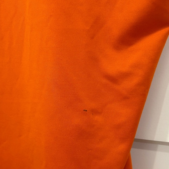 Vintage 90s / Y2K Orange Cropped Corset Style Tank Top. - Picture 6 of 7